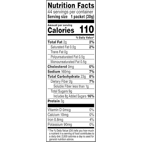 Miniatura 8 de Quaker Avena instantánea, melocotones y crema, 1.05 onzas, 44 unidades (paquete de 1)