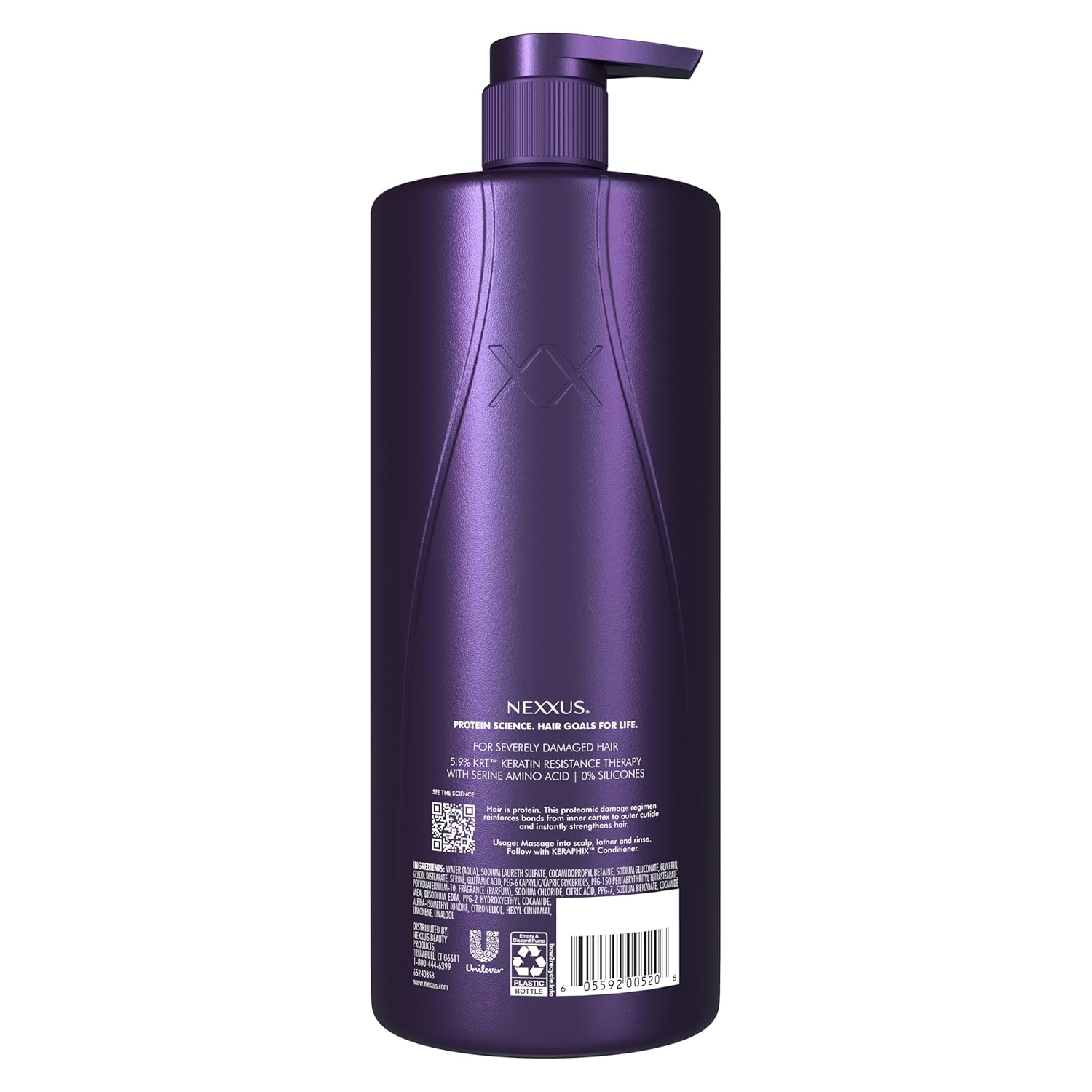 Nexxus KERAPHIX Shampoo for Damaged Repair Hair Powered by KRT Keratin Resistance Therapy with Liquid Crystal Amino Acids 33.8 fl oz - Image 2