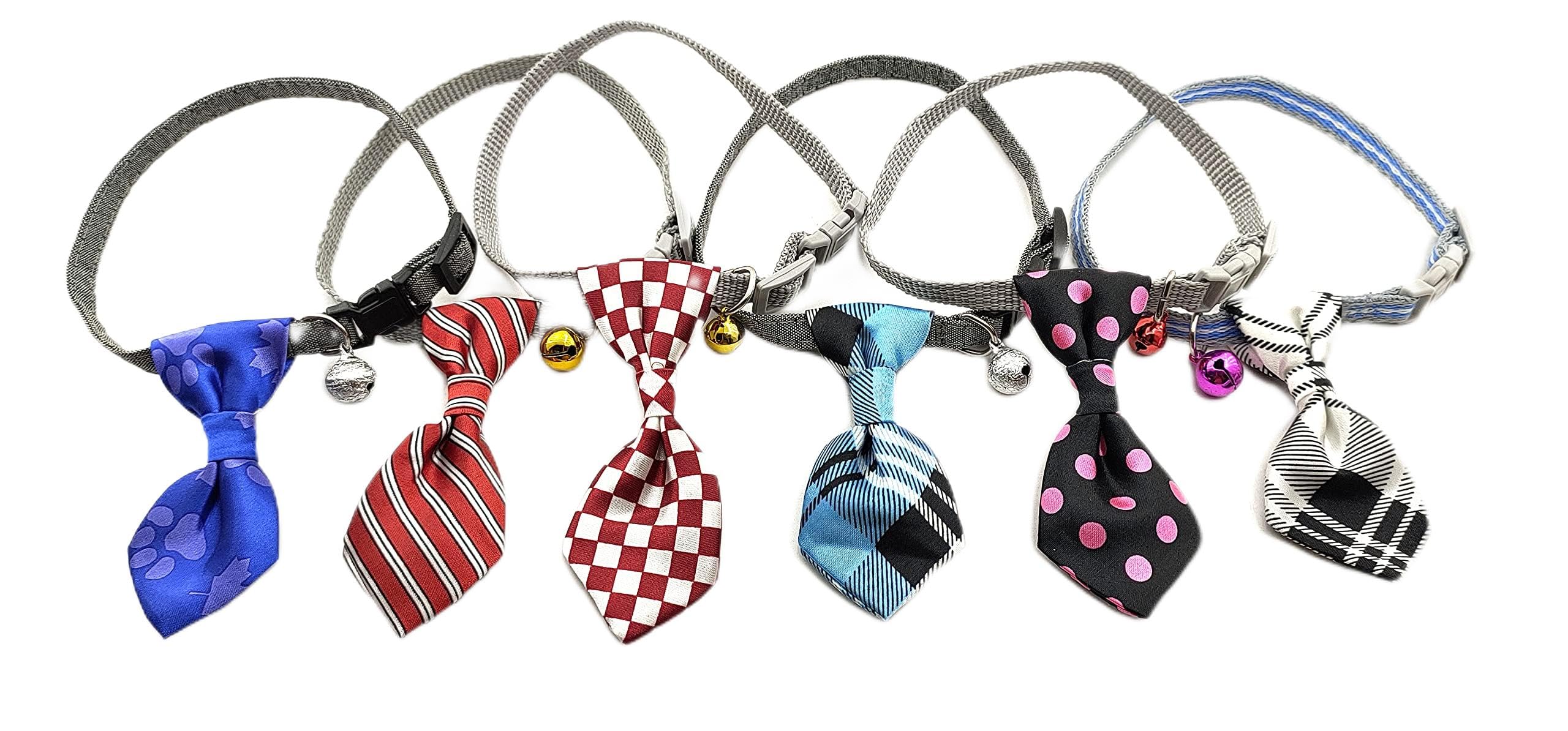 RvPaws Cat Collar, Breakaway With Cute Tie And Bell For Kitty And Some Puppies, Adjustable Inch (Pack Of 1) Color As Per Available - Multicolor (B09J2BH1WZ) Amazon Price History, Amazon Price Tracker