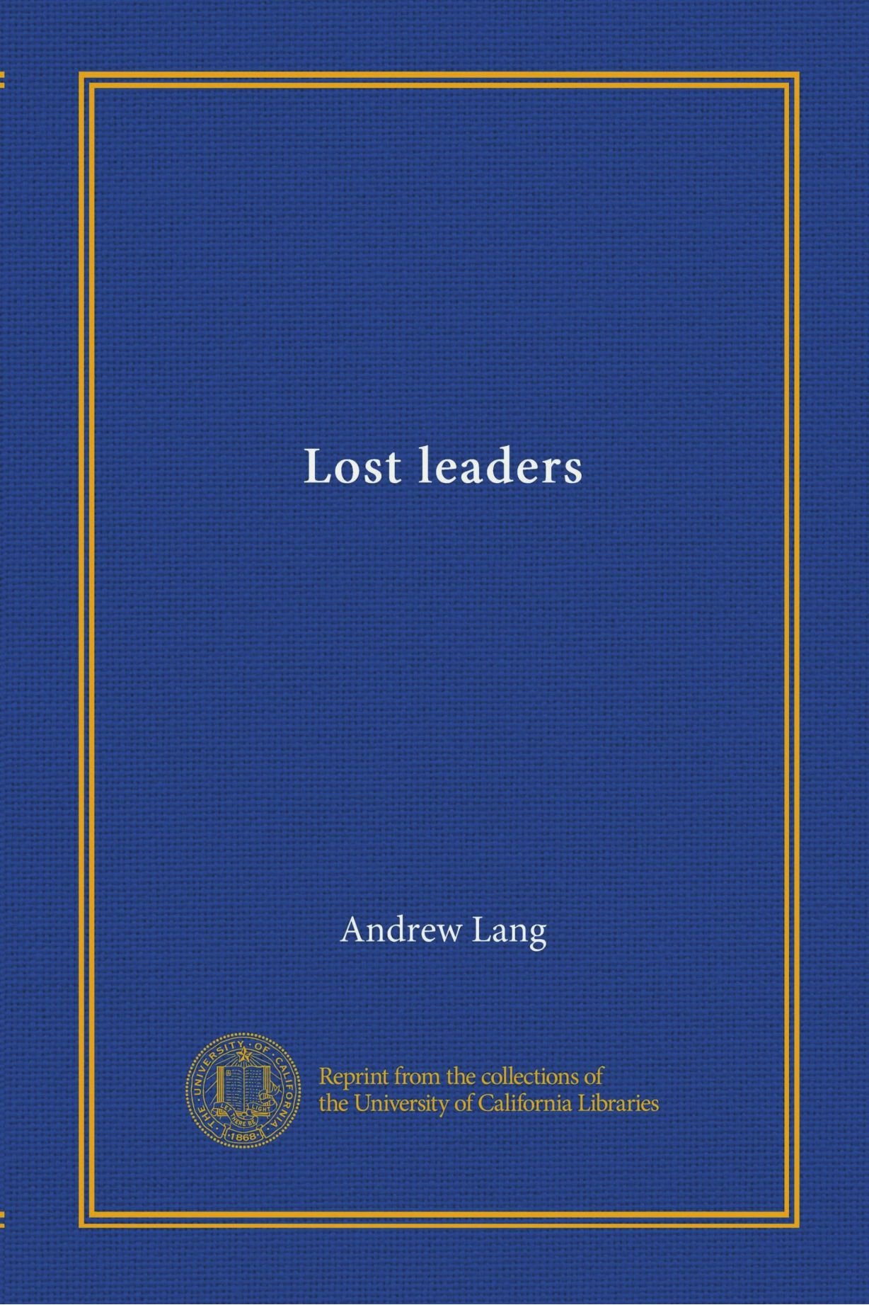 Lost leaders