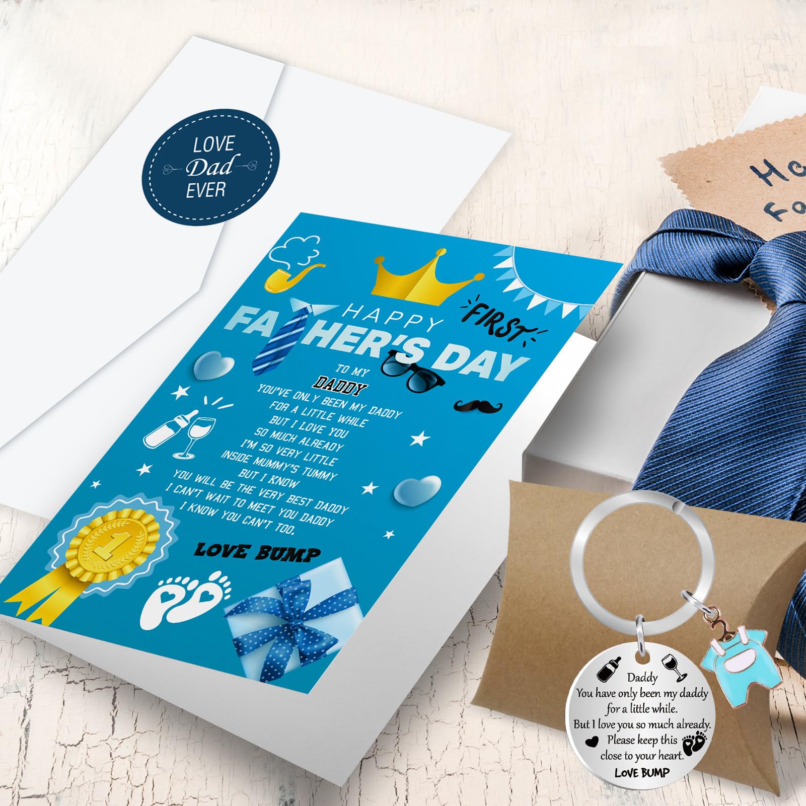 Fathers Day Card from Bump, Fathers Day Dad Daddy Gifts from Bump - Image 2