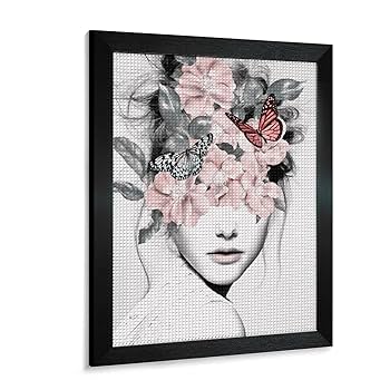 キュート　美少女　絵画　額付き キュート 美少女 絵画 額付き