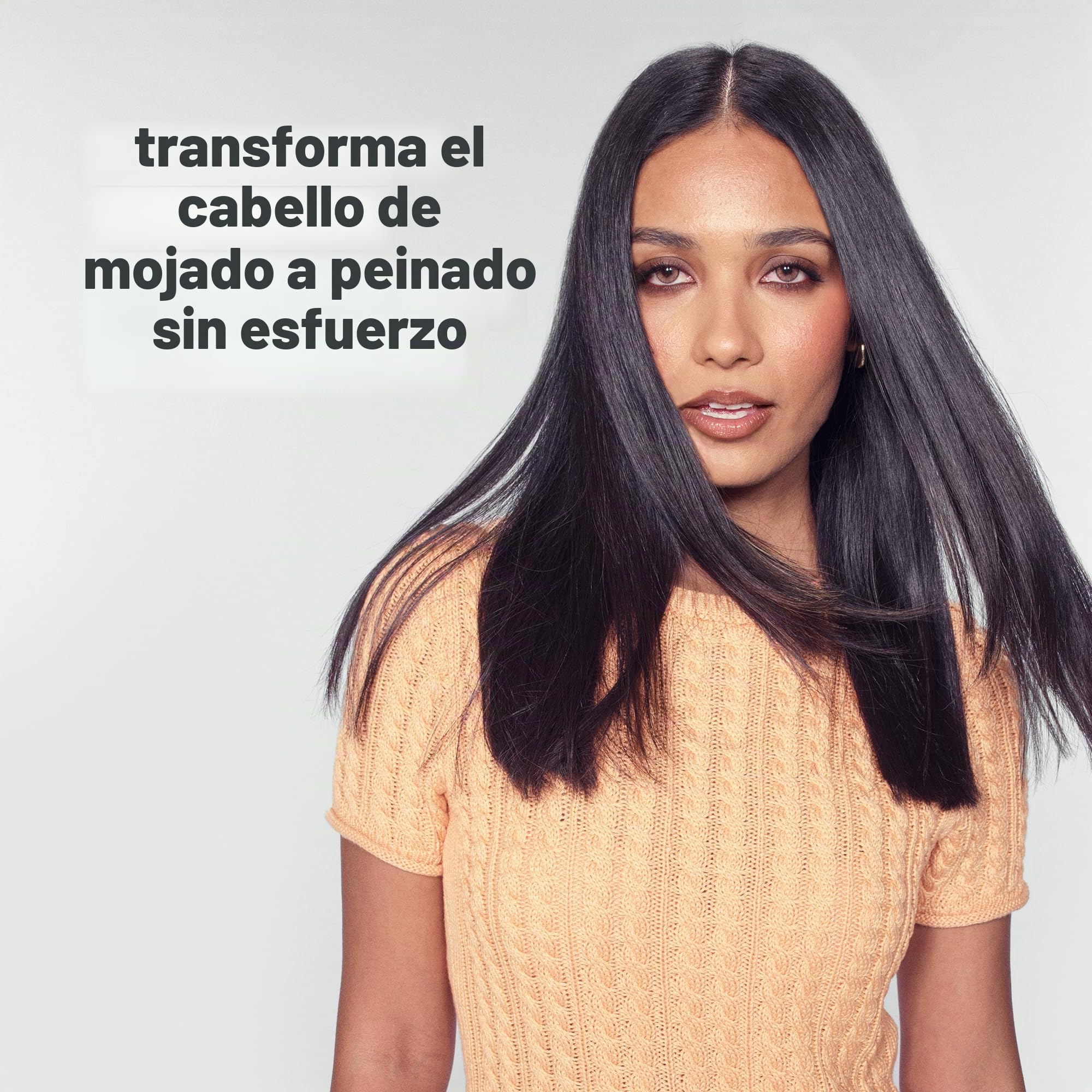 REVAMP Progloss Deepform Cepillo Alisador Cerámica - 2 en 1 | Cepillo Calentador, Aire Caliente, Cabello Húmedo y Seco, Suavidad y Brillo Profesional