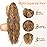 ORSUNCER Ponytail Extension Claw Clip 26 Curly Pony Tail Clip in Hair Extensions Fluffy Natural Looking Synthetic Hairpieces for Women