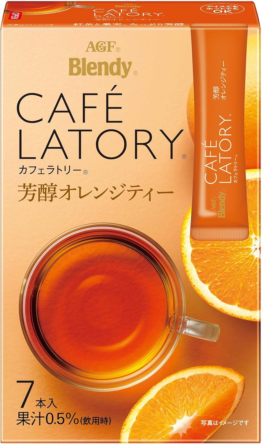 Amazon Agf ブレンディ カフェラトリー スティック 芳醇オレンジティー 7本 6個 フルーツティー Agf エージーエフ 食品 飲料 お酒 通販