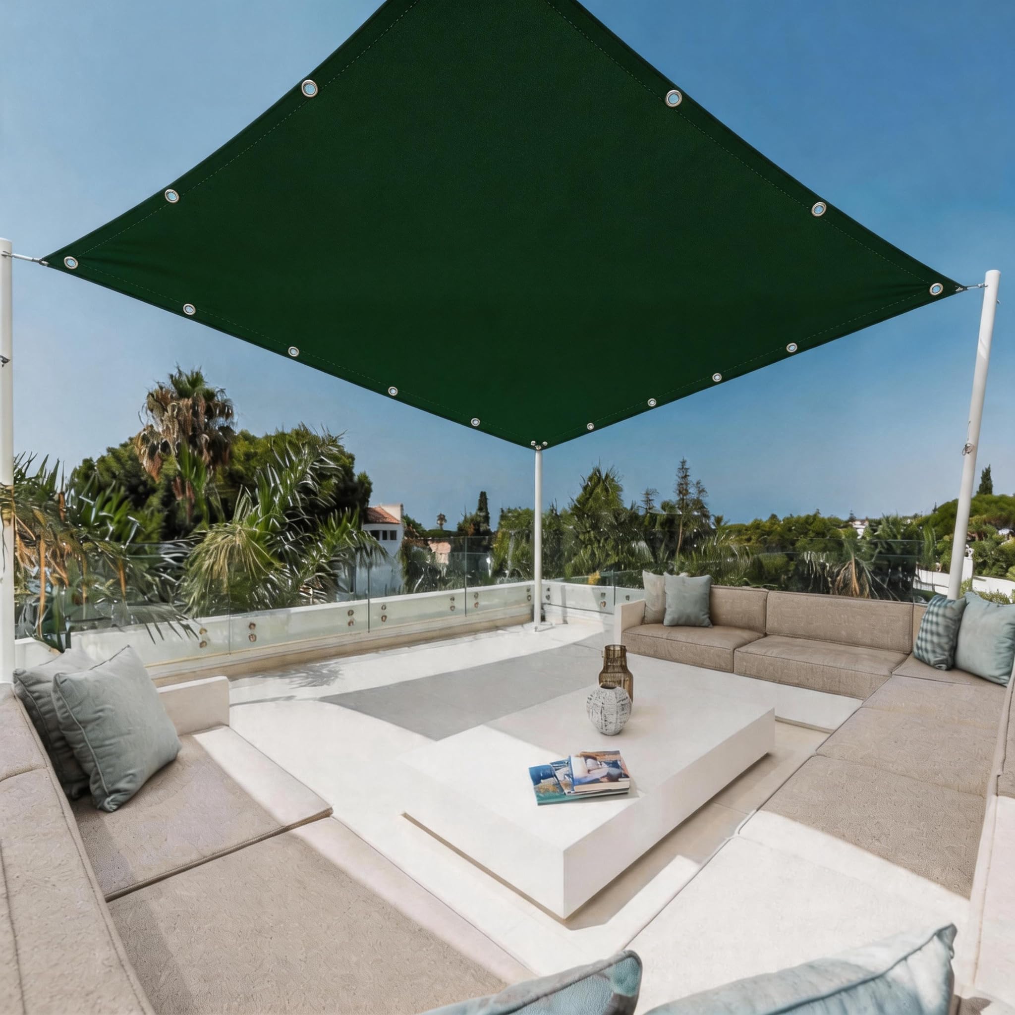 Voile d'ombrage de jardin pour prolonger vos moments de détente sur la terrasse