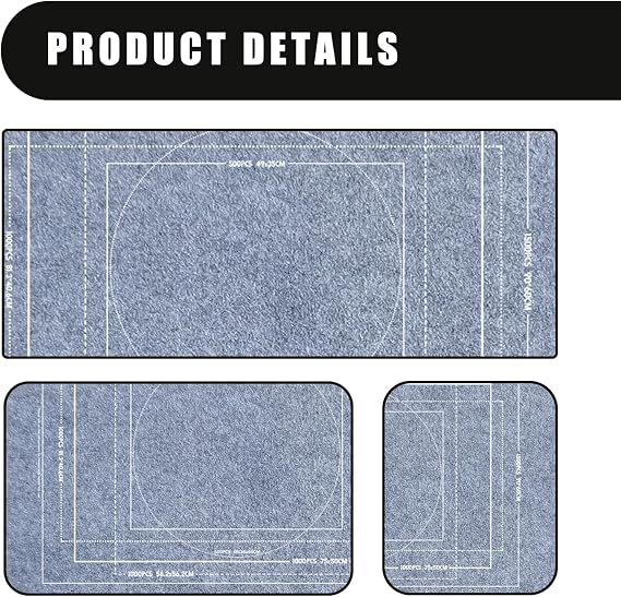 Puzzle Mat for Jigsaw 1500,Large Felt Jigsaw Roll for Puzzle Storage,Foldable Non-Slip Puzzles Organizer for Adults,Puzzles Player(Grey)