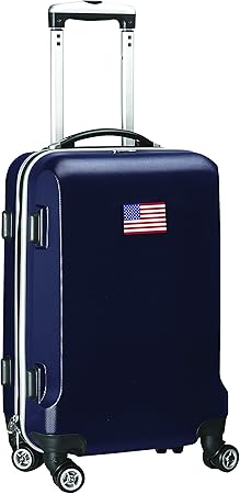 review Countries of World Soccer Carry-On Hardcase Luggage Spinner, Navy