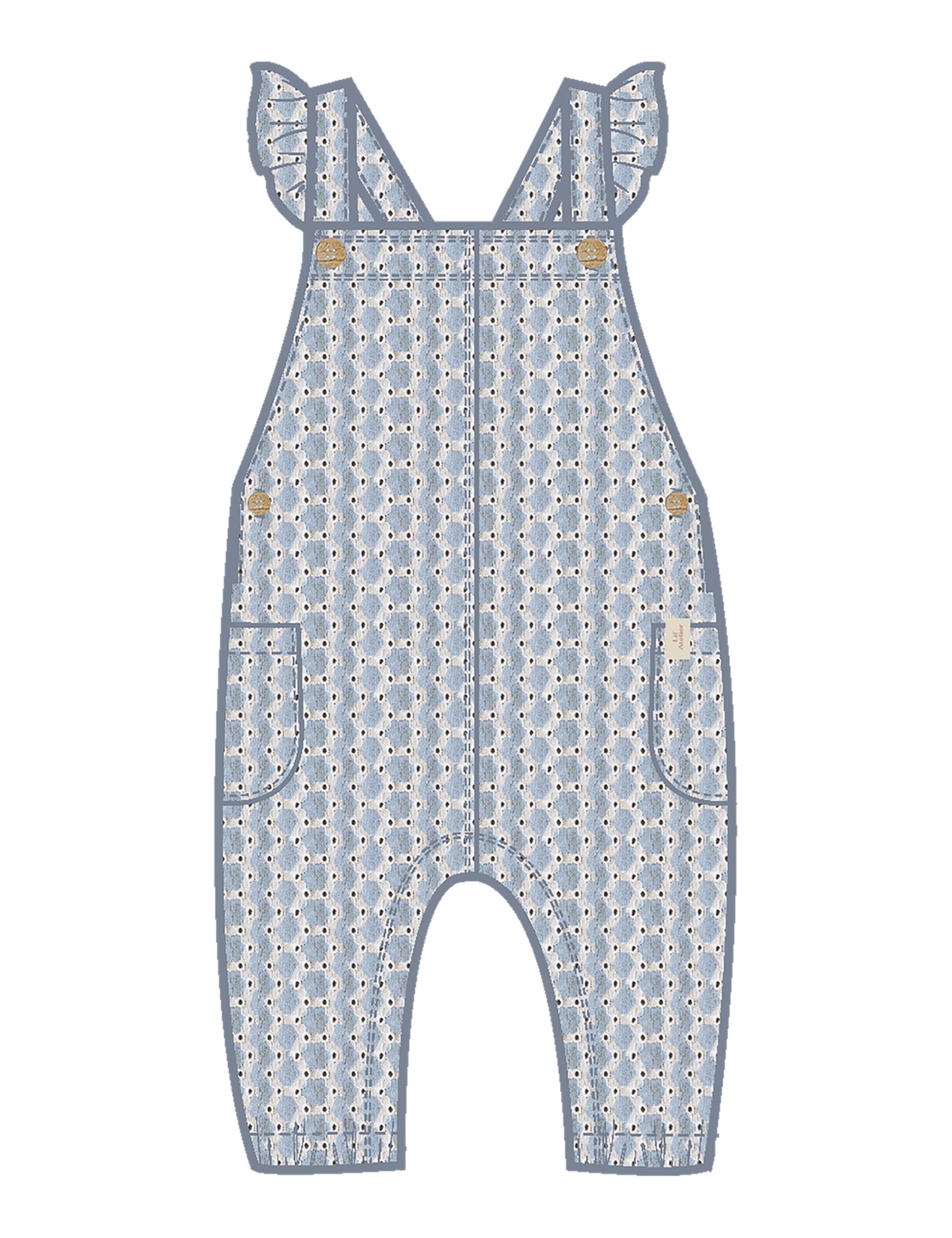 Lil' atelier baby Damen Nbftessie Loose Overall Lil Nbftessie Loose Overall Lil (1er Pack)