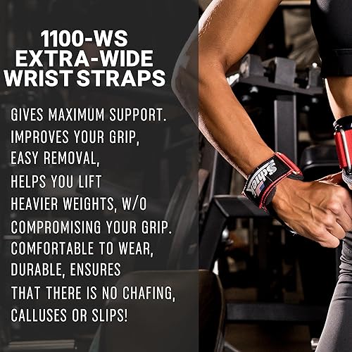 Vista 5 de Schiek Muñeca deportiva modelo 1100 WS Ultimate para levantamiento de pesas Rosa