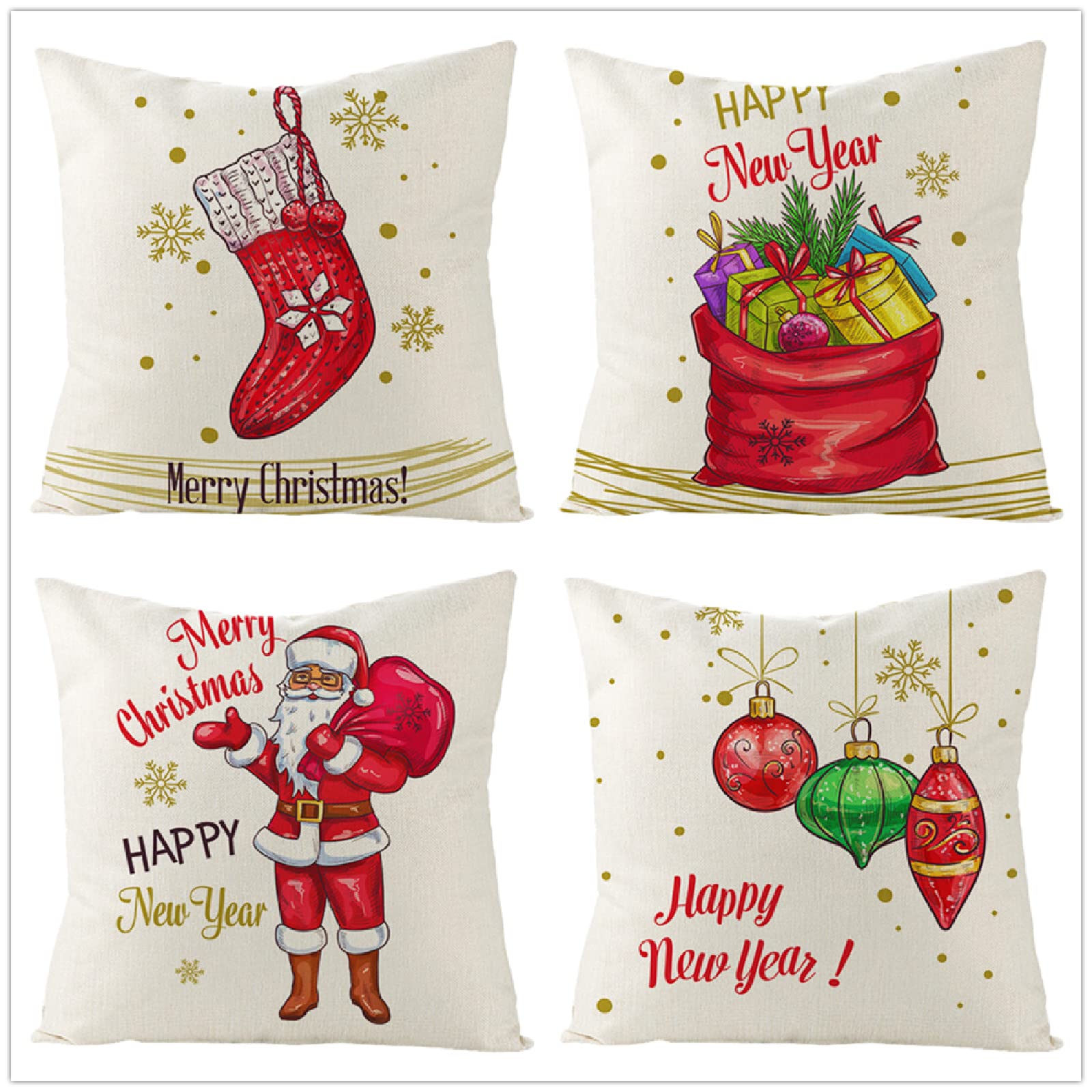 Cojines,Cojines Sofa,Fundas Cojines,Fundas de Cojines,Fundas Cojin,Cojines Navidad,Cojines Sillas Cocina,Cojines Sillas Comedor,Fundas Cojines Sofa,Cojines Decorativos Calcetín de navidad,45x45cm