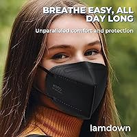 Vista 4 de Cubrebocas KN95 (Paquete de 50) Negro