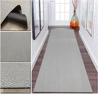 Vinylteppich, rechteckig, 60 x 200 cm, Taupe-Beige, wasserdicht, waschbar, rutschfest, für drinnen und draußen