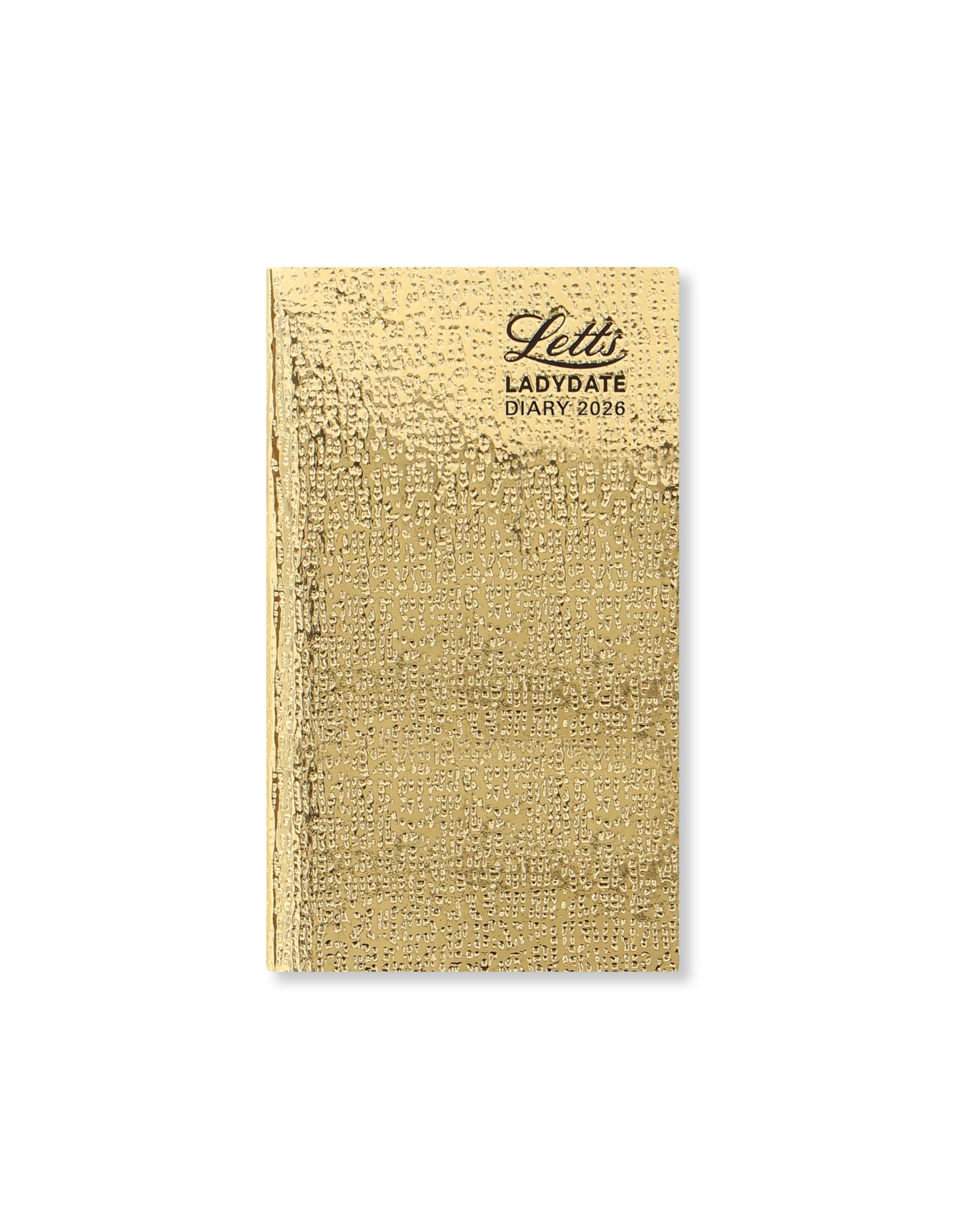 Letts of London Ladydate Slim week to view 2026 diary - Gold 26-TLADYSLIM