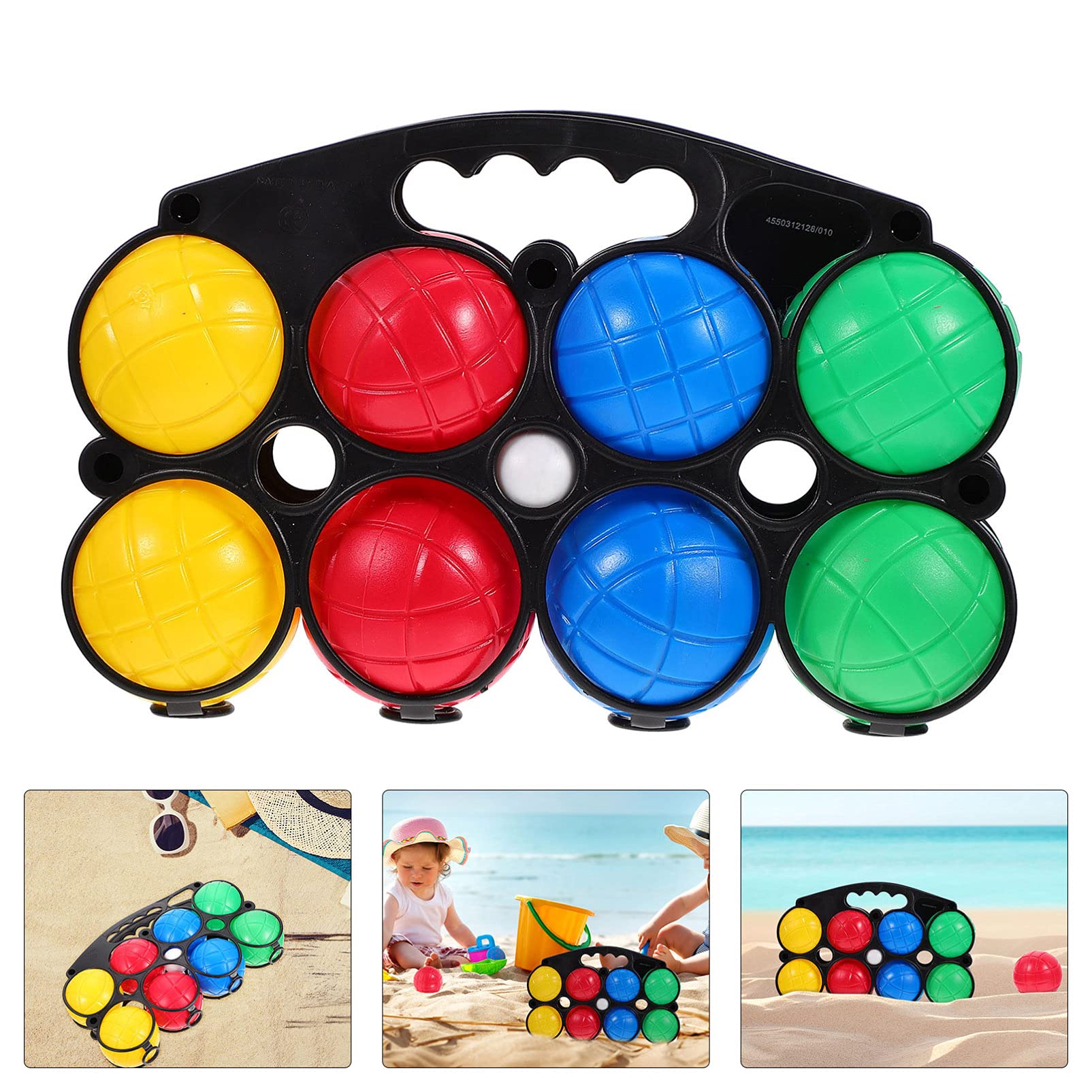 8piezas Coloridos Boules De Plástico Llenas De Agua para Jardín Juguetes para Niño Niña Aleatorios