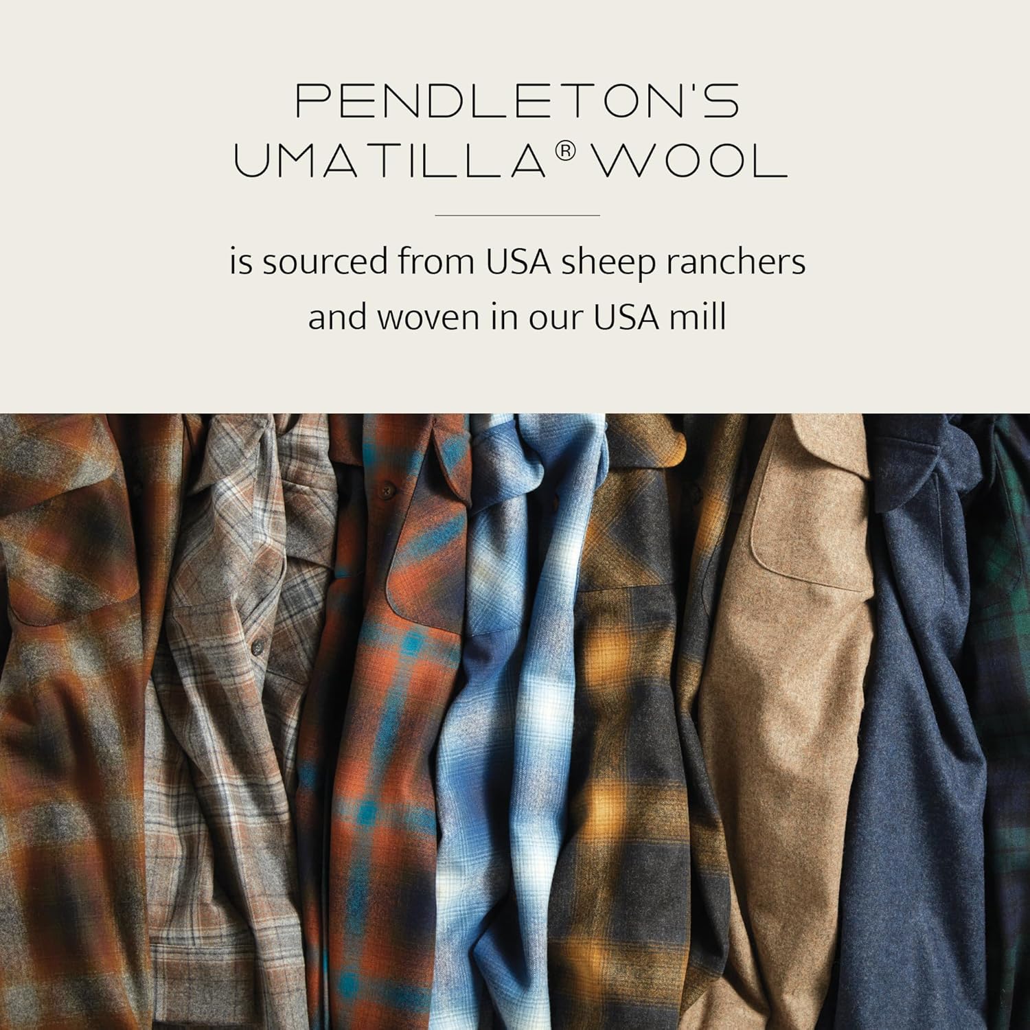 Pendleton Men's Lodge Shirt - Warm and Durable Wool Flannel Shirt, Classic Button-Up Plaid Shirt for Outdoor Adventures - Image 5
