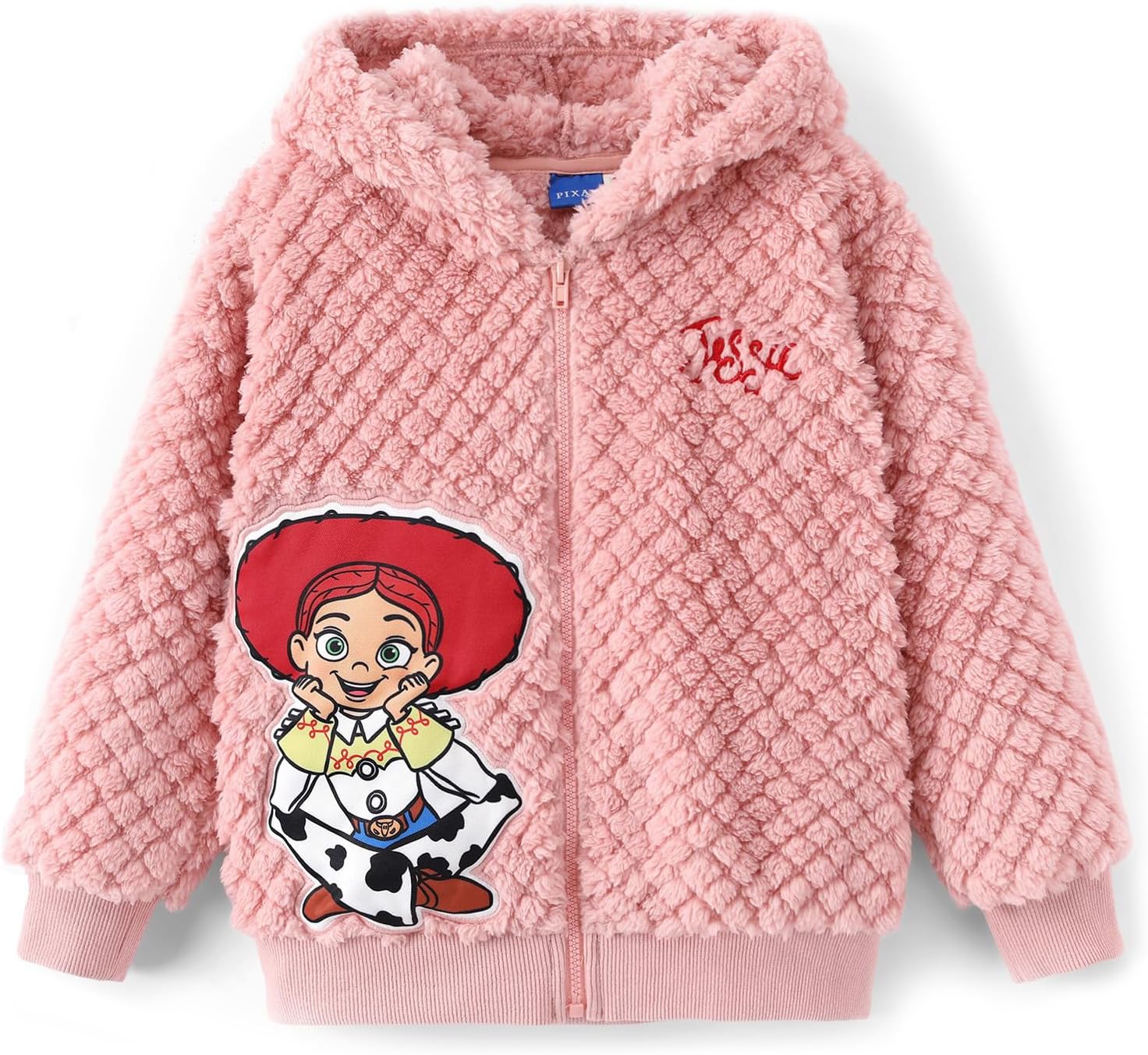 Disney Girl/Boy Fleece Jacket Zipper Sherpa Fuzzy Hoodie Winter Coat 2-13Y