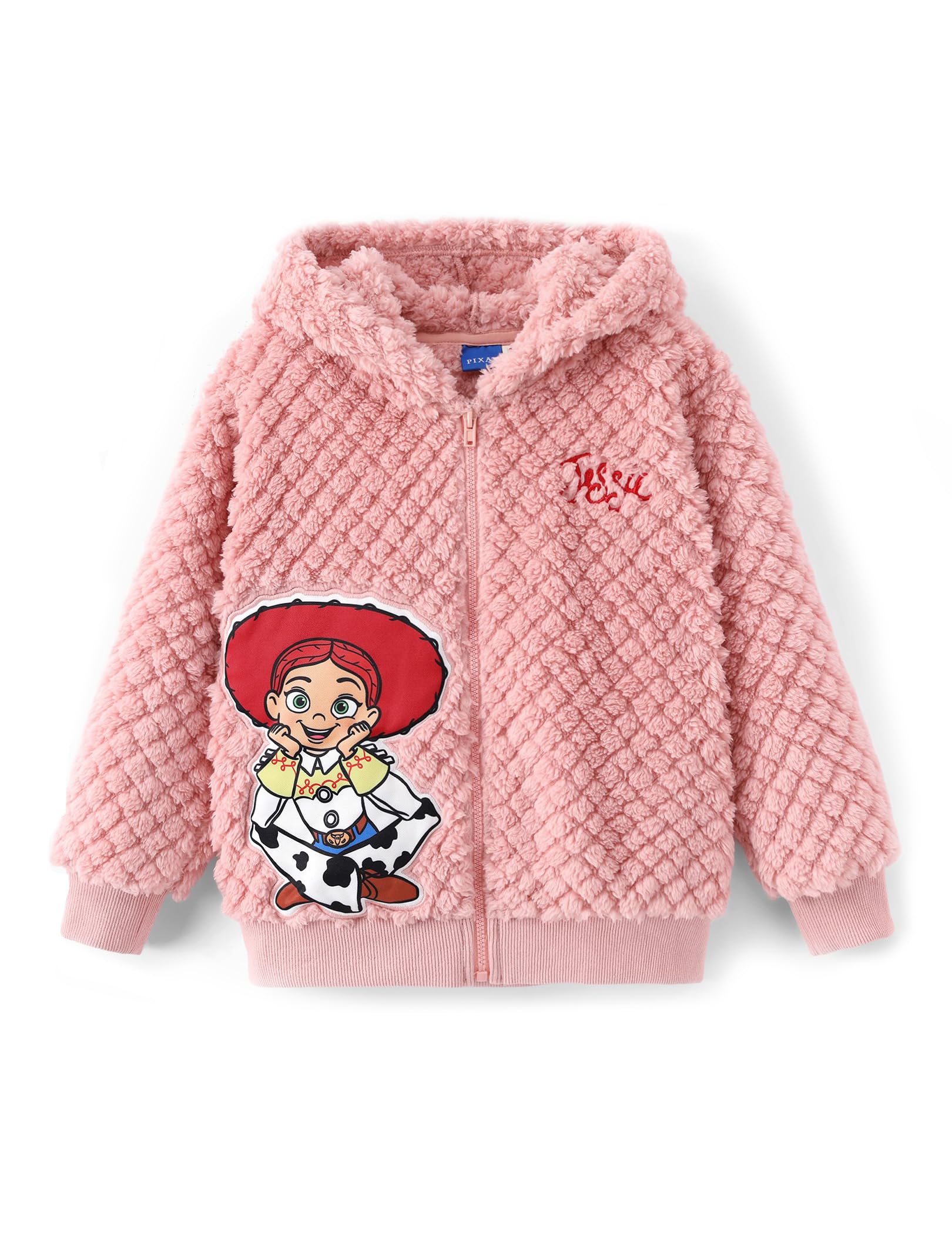 Disney Girl/Boy Fleece Jacket Zipper Sherpa Fuzzy Hoodie Winter Coat 2-13Y
