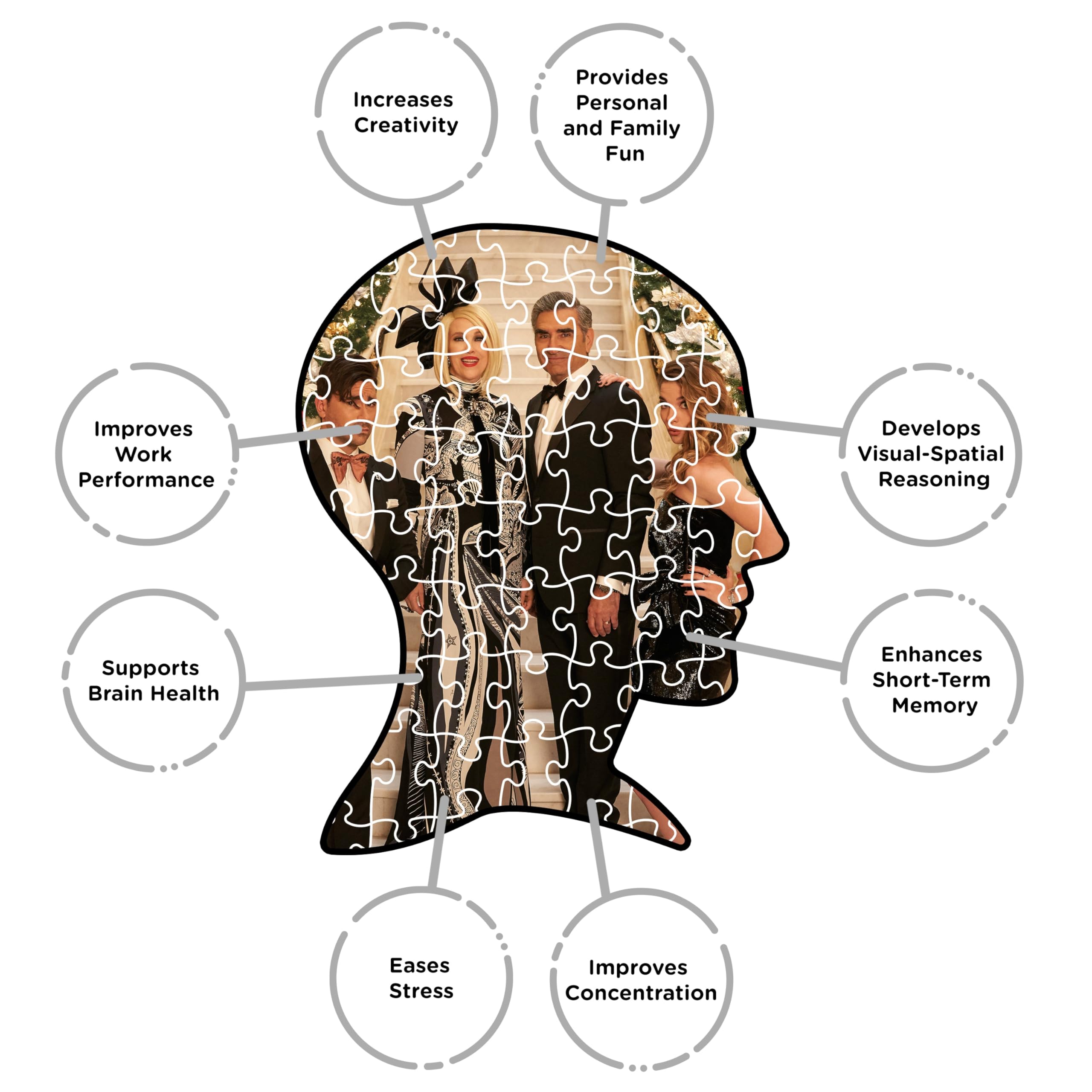 AQUARIUS - Schitt's Creek Natale 1000 pezzi puzzle