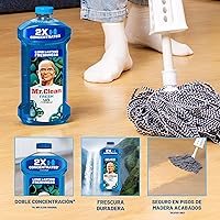 Vista 2 de Mr. Clean 2X Limpiador concentrado para múltiples superficies con aroma fresco Unstopables, 41 onzas líquidas
