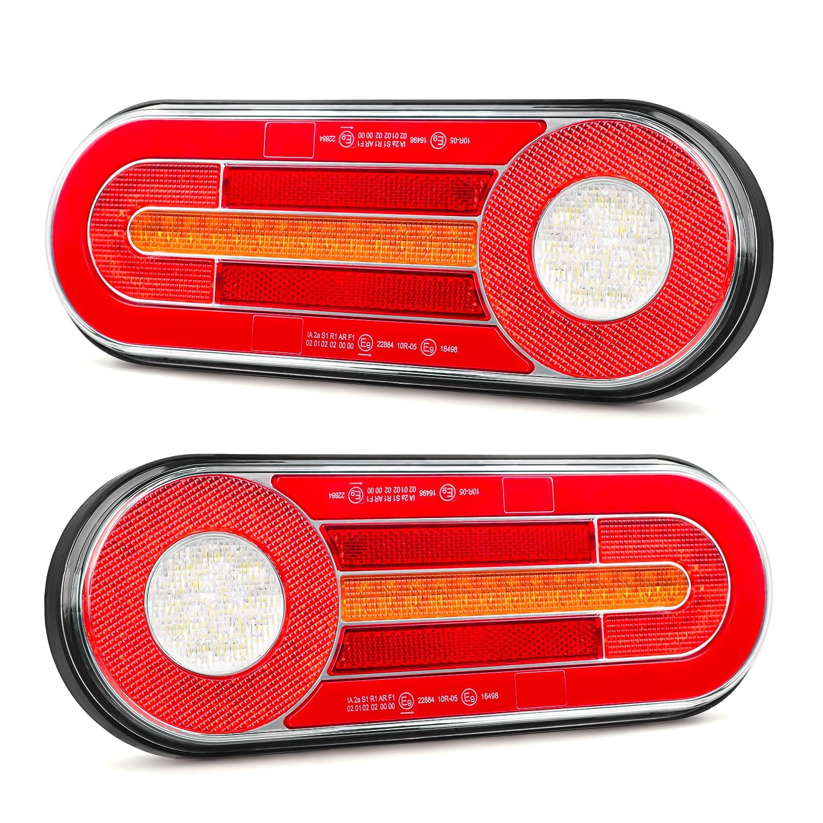 Feux arrière LED pour remorque 12V 24V IP67 étanches avec 5 fonctions - 8