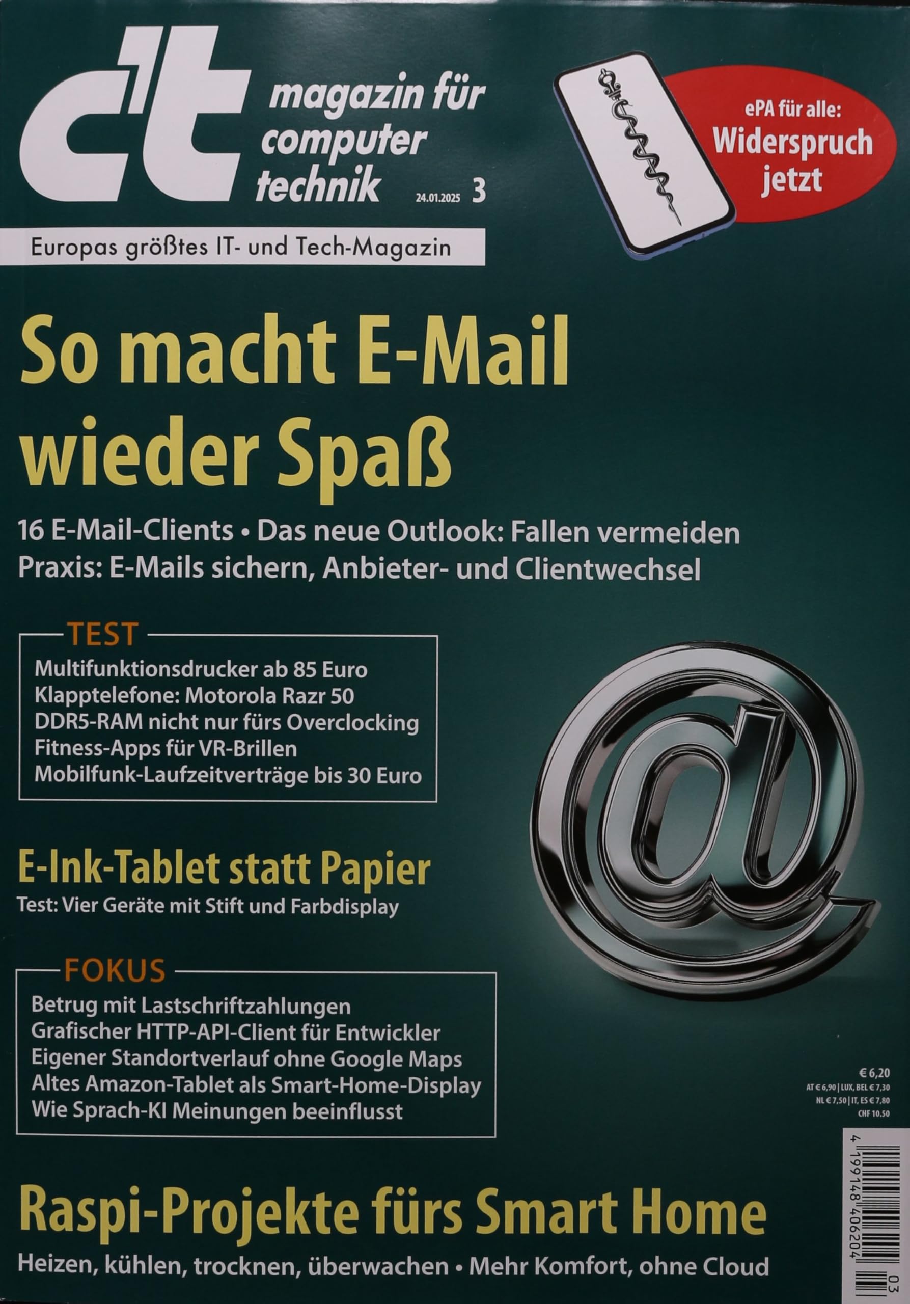 Cover of c't, #3/2025