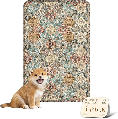 Miniatura 156 de nunubaby Almohadillas lavables para orina de perros, elegante, antideslizante, a prueba de fugas, reutilizable, ultraabsorbente, para jaulas y