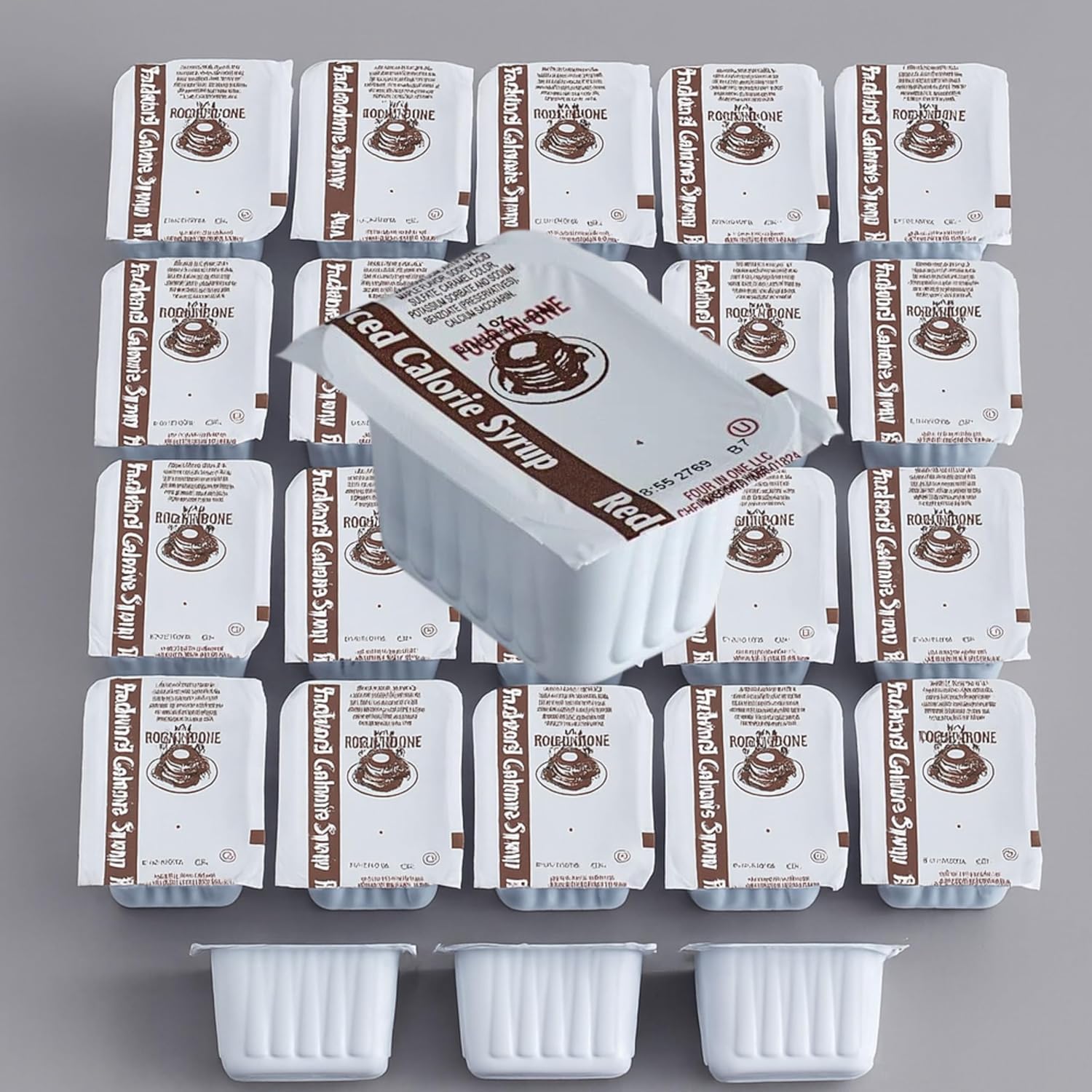 Sugar Free Pancake Syrup Cups – 30 Pack (1 oz Each) | Low Calorie Breakfast Syrup, Maple, Single Serve Portion Control for Pancakes, Waffles, French Toast, Restaurants, Cafeterias & Takeout
