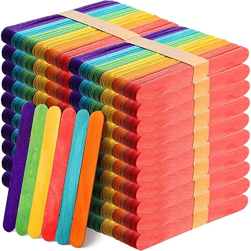 ALBO 1000 Colored Popsicle Sticks 4