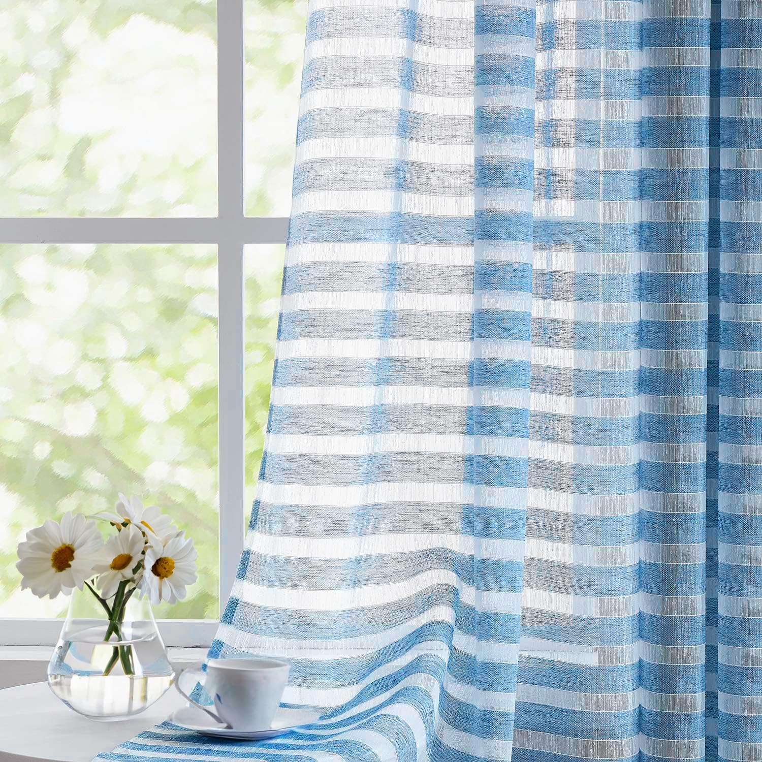 Urban Space Aari Collection Weaved Sheer Curtains for Door 7 feet Long, 40-50% Light Filtering Curtains with Eyelets and TieBack, Set of 2 Decorative Curtains for Living Room (Berry, 7 feet) (B0DGD954BY) Amazon Price History, Amazon Price Tracker