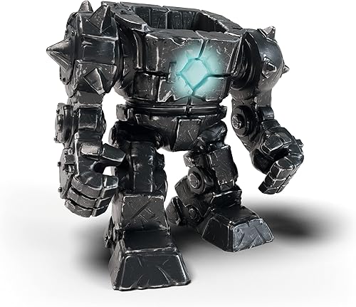 Vista 2 de Schleich Eldrador - Robot monstruo de juguete de 3 piezas para niños y niñas a partir de 7 años, mini criaturas Eldrador Shadow Ice Robot, multicolor