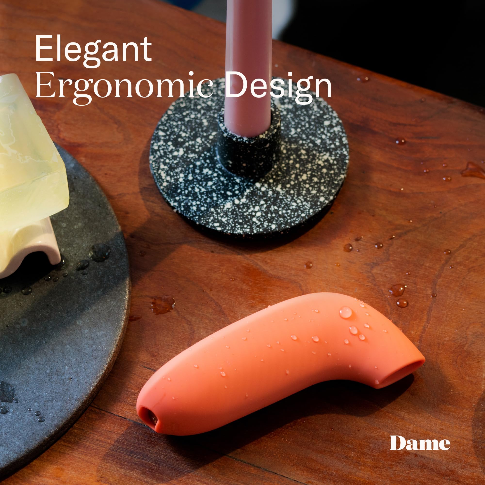 Amazon.com: Dame Products AER Suction Massager for Women - 5 Intensity  Levels, 5 Pattern Modes - Soft Seal of Suction with Pulses of Air Release -  Papaya Color : Health & Household