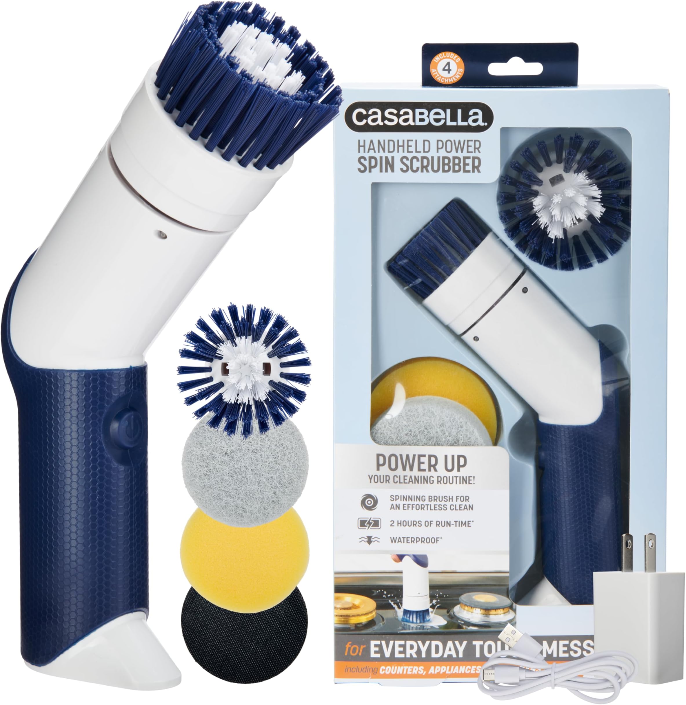 Power Spin Handheld Scrubber