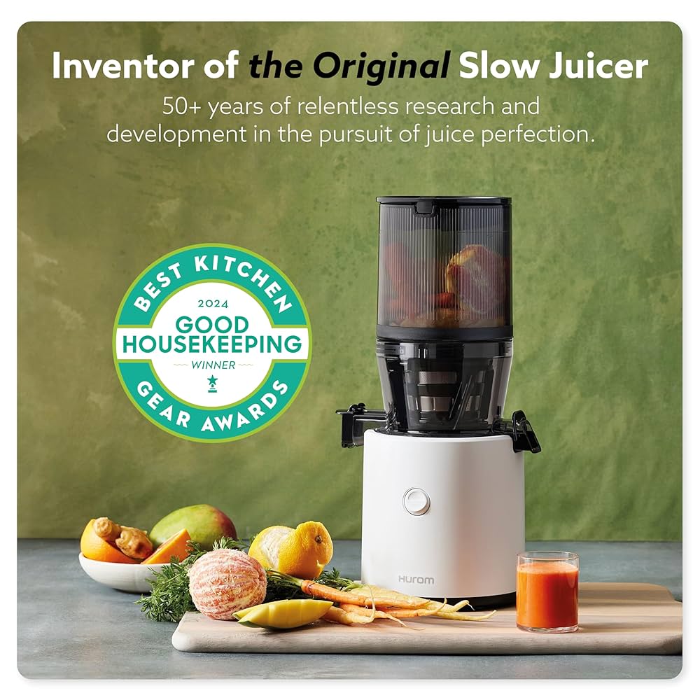 キッチン家電 HUROM JUICE H320N Hurom H320 Slow Juicer | Ultra Low Pulp | Hands-Free
