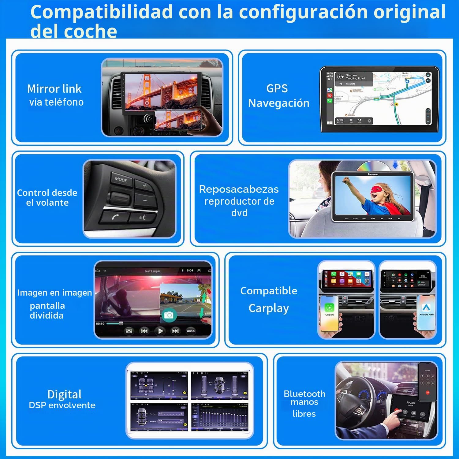 Radio de coche Android con navegación GPS HD pantalla táctil con Carplay Canbus Auto Radio para Mercedes-Benz SL R129 R230 SL55AMG SL63AMG SL65AMG SL280 SL300 SL350 SL500 SL600 2001/09-2012/12