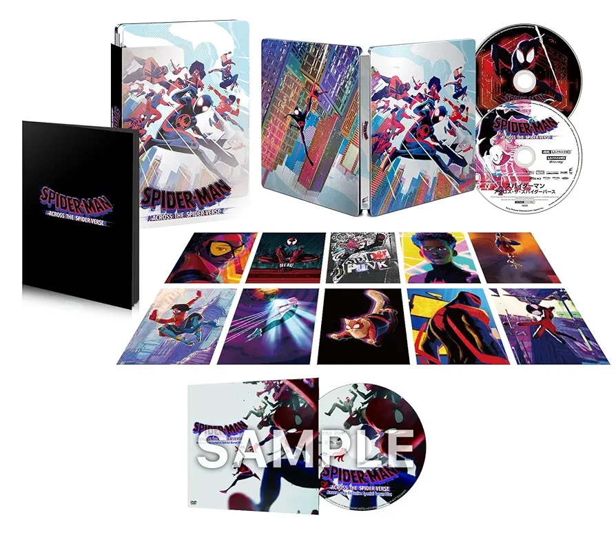 【2本セット】スパイダーマン:スパイダーバース　アクロス・ザ・スパイダーバース スパイダーマン：アクロス・ザ・スパイダーバース ブルーレイ
