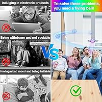 Vista 2 de Juguete de bola de orbe volador, LED de paracaídas mejorado 2026, mini bola de gravedad mágica controlada a mano, boomerang de globo cósmico, regalo