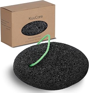 KuuCare Natural Lava Pumice Stone for Feet - Callus Remover, Heel Exfoliator, Dead Skin Scrubber for Smooth Pedicures