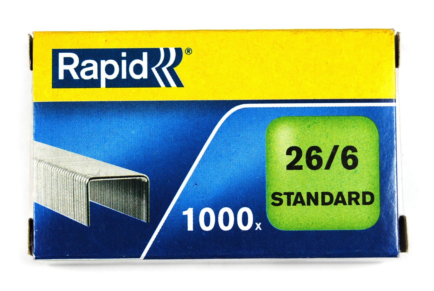 Rapid Standard 26/6 Galvanized Staples, 1000-Pieces