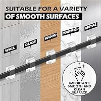 Vista 4 de AGPTEK - Clips para cables Ethernet, 100 piezas de clips adhesivos para cables, clips planos para cables pequeños, organizador de cables de red