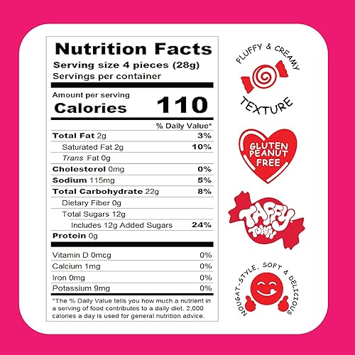 Miniatura 7 de Taffy Town Paquete de caramelo de algodón y caramelo napolitano de agua salada  5 libras  Caramelo gourmet masticable y cremoso a granel para