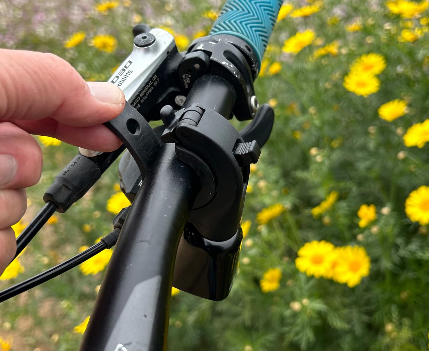 Timber Mountain Bike Bell - Quick Release Model Yew! - Multi-use MTB Trail Bell with Dual Modes