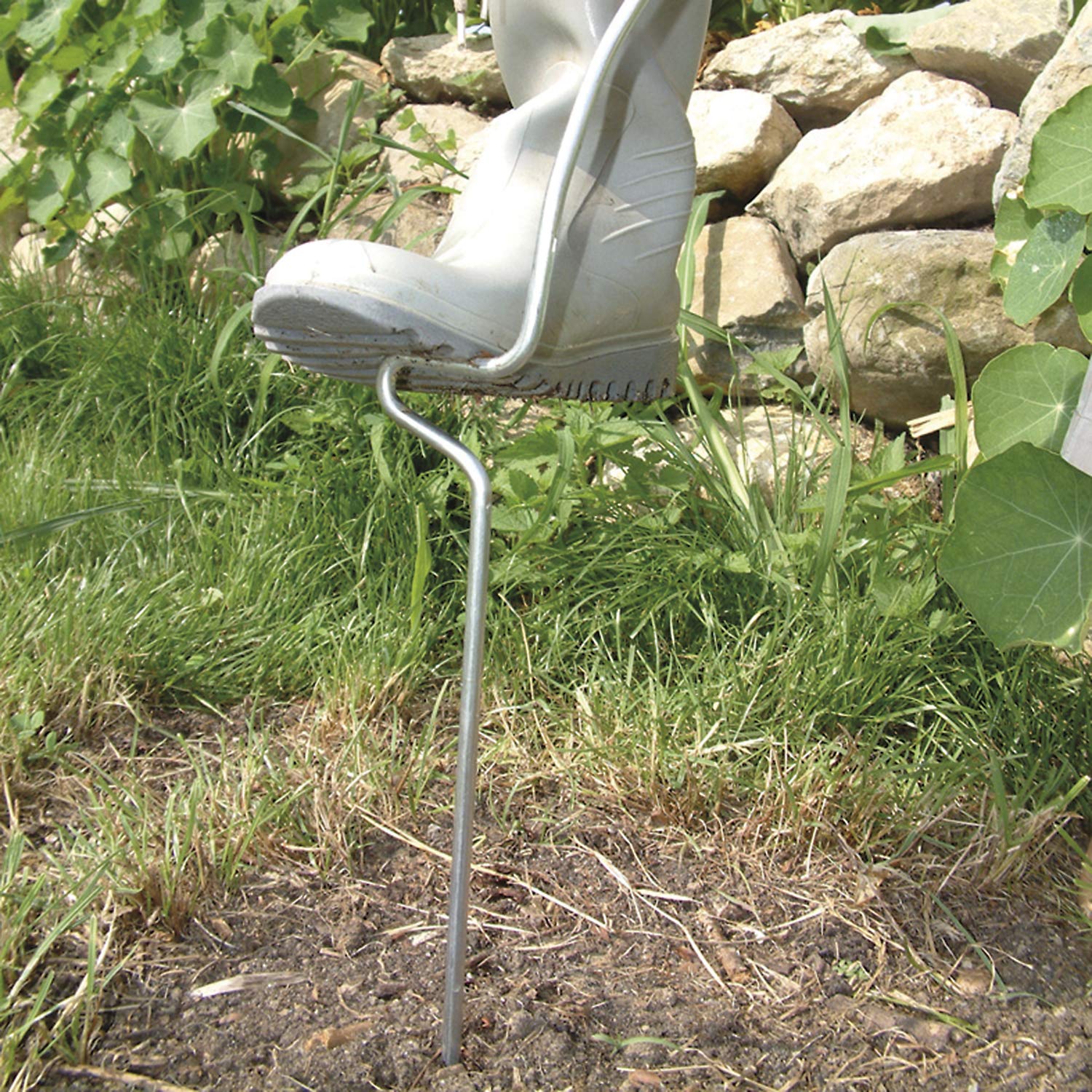 bellissa Tomatenspiralen Tomaten-Stangen 20 Stück 170 cm Ø 6 mm | Spiral-Stäbe für das Ranken im Garten mit Tritt