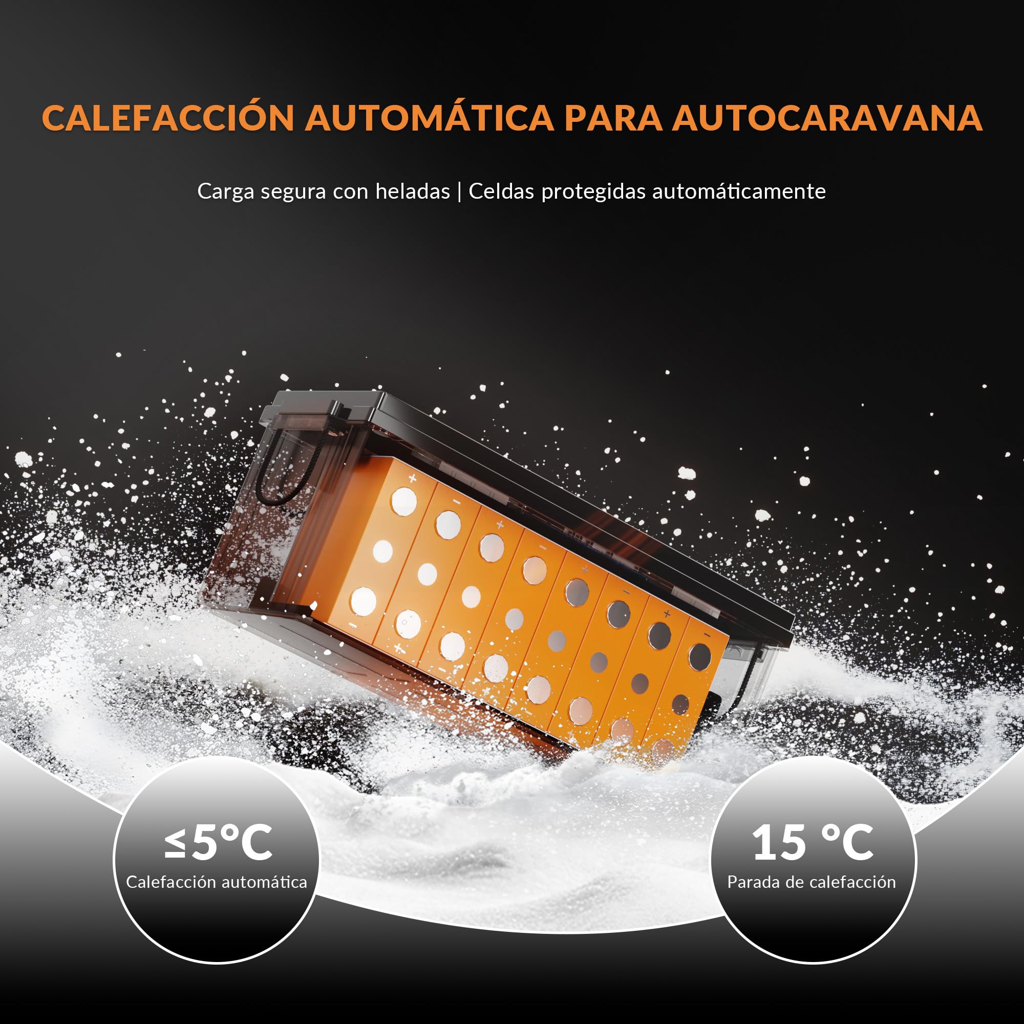 Batería LiFePO4 24V 100Ah Bluetooth, 150A BMS Protección Completa, 2560Wh Energía, Más de 15000 Ciclos y 10 Años de Vida Útil, Batería Solar, Camper, Barca y Sistemas Fuera de Red