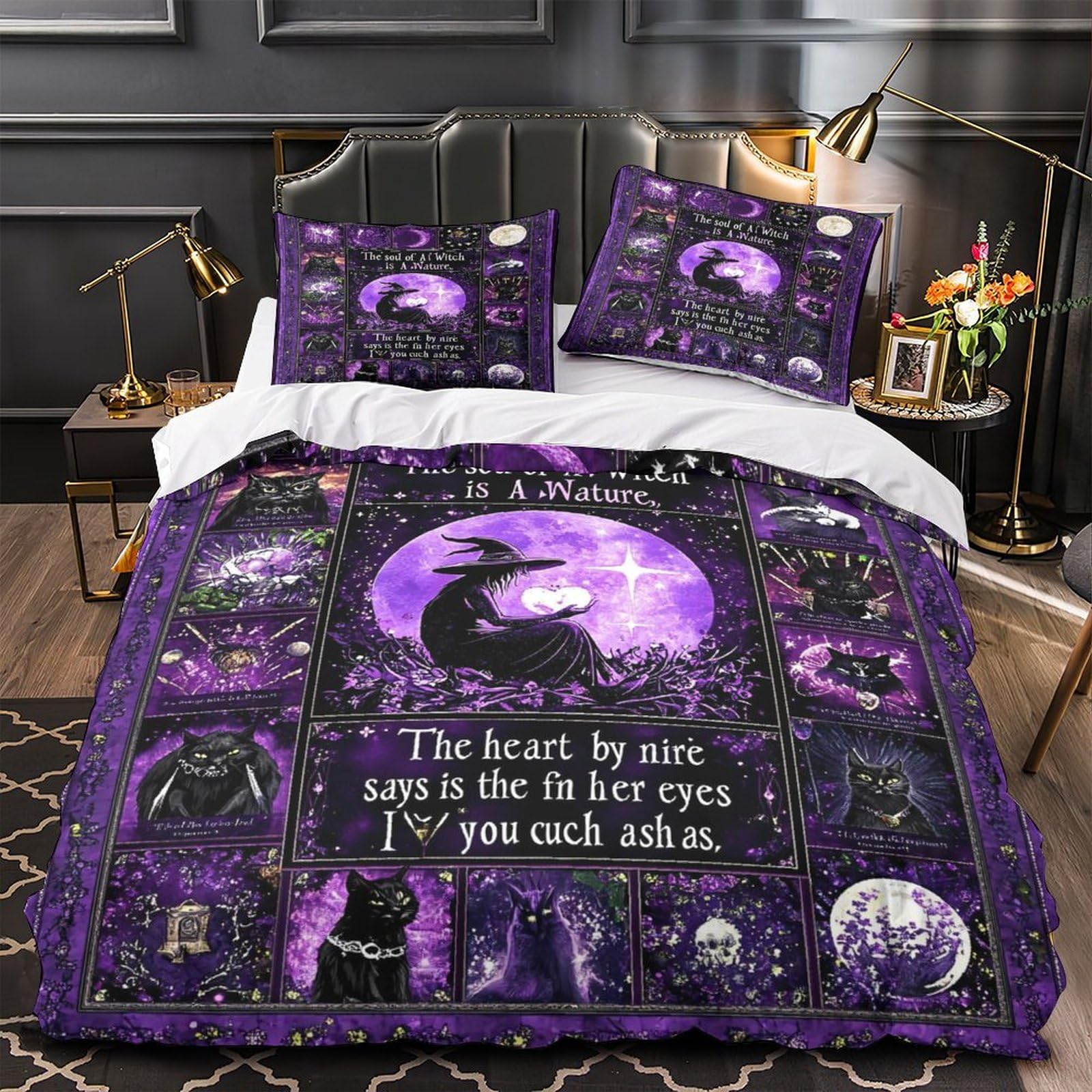 Housse de couette King haut de gamme imprimé 3D toucher ultra doux