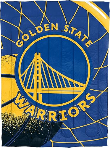 Miniatura 4 de Northwest NBA Golden State Warriors - Juego de edredón y funda de almohada tamaño individualindividual XL