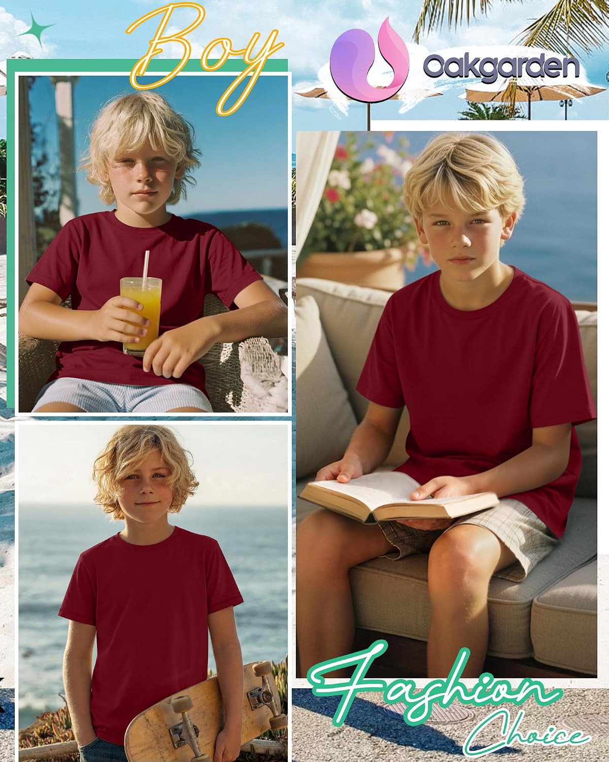 Oakgarden Boys School Basic Shirts 5-16 Years