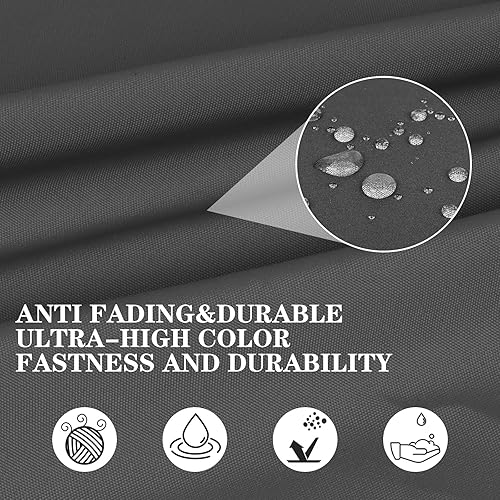 Miniatura 4 de Iristykilin Paquete de 2 cojines de banco para exteriores, 48 x 18 pulgadas, impermeable, para muebles de patio, cojín de columpio de porche con