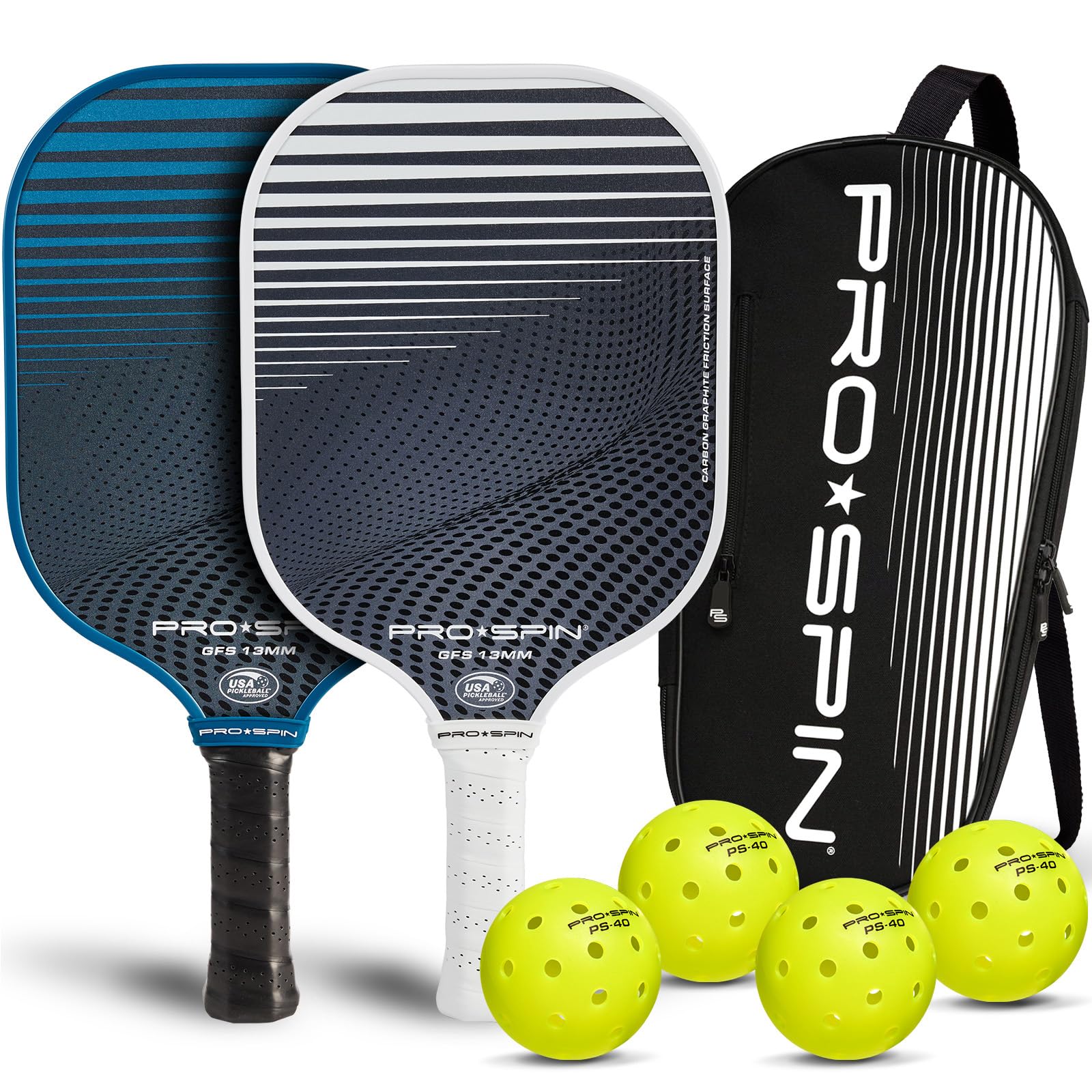 Light &amp; Durable Carbon Fiber Pickleball Paddles