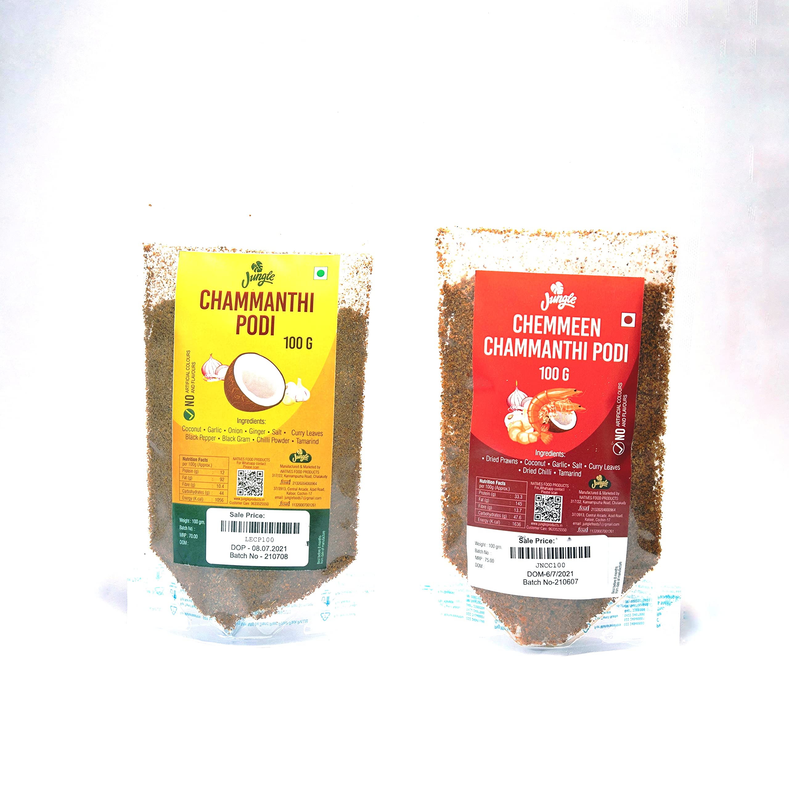 Jungle Naturals Spicy Chemmeen Chammanthi Podi 100g | Jungle Naturals Spicy Chammanthi Podi 100g | Kerala Style Homemade Chammanthi Podis (B09HGFRHHM) Amazon Price History, Amazon Price Tracker